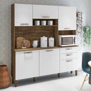 Armário de Cozinha Completa Ferrara Savana / Off White - Gaamerr maniia 