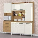 Armário de Cozinha Completo Mirela Atacama/Off White - Gaamerr maniia 