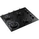Cooktop a Gás Consul 4 Bocas CD060 Acendimento Inteligente Preto - Gaamerr maniia 