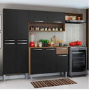 Cozinha Completa Compacta Madesa Emilly Com Armário E Balcão - Gaamerr maniia 