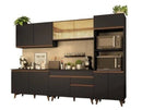 Cozinha Completa Madesa Reims 310001 Com Armário E Balcão Preto/Rustic - Gaamerr maniia 