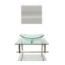 Gabinete de Vidro 70cm para Banheiro Irlanda Incolor - ofertasbacanassss